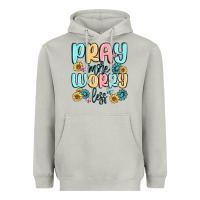 Moon Dust pray more worry less Heavyweight Hoodie - MaliasSmallBusiness