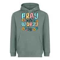 Sage pray more worry less Heavyweight Hoodie - MaliasSmallBusiness