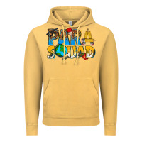 Vintage Mustard para squad Vintage Hoodie - texasbilliewilder