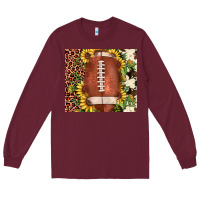 Football Leopard Cowhide Sunflower Long Sleeve Tee | Teevron