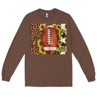 Chestnut football leopard cowhide sunflower Long Sleeve Tee - JahusDesignShop