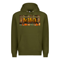 Army Green mama license plate Premium Hoodie - BundleAndBundleShop