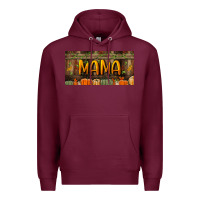 Burgundy mama license plate Premium Hoodie - BundleAndBundleShop