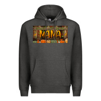 Charcoal Heather mama license plate Premium Hoodie - BundleAndBundleShop