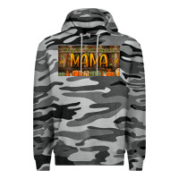 Slate Camo mama license plate Premium Hoodie - BundleAndBundleShop