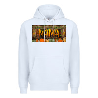 White mama license plate Premium Hoodie - BundleAndBundleShop