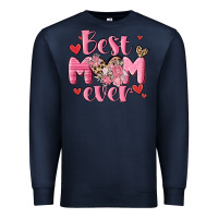 Navy best mom ever Premium Sweatshirt - MaliasSmallBusiness