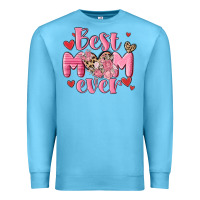 Ocean Blue best mom ever Premium Sweatshirt - MaliasSmallBusiness