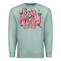 Seafoam best mom ever Premium Sweatshirt - MaliasSmallBusiness