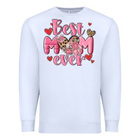 White best mom ever Premium Sweatshirt - MaliasSmallBusiness