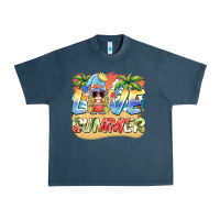 Midnight Navy love summer gnomes  Background Urban Heavy Tee - BarkalooDesign