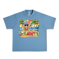 Pebble Blue love summer gnomes  Background Urban Heavy Tee - BarkalooDesign