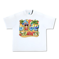 White love summer gnomes  Background Urban Heavy Tee - BarkalooDesign