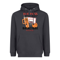 Smoke hot mess always stressed basketball mama Heavyweight Hoodie - MaliasSmallBusiness