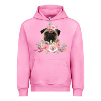 Fuchsia Pink Pug Urban Hoodie - Bettercallsaul