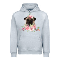 Heather Grey Pug Urban Hoodie - Bettercallsaul