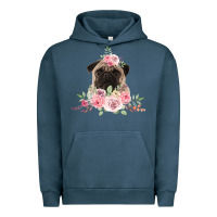 Pigment Midnight Navy Pug Urban Hoodie - Bettercallsaul