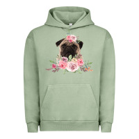 Pigment Oil Green Pug Urban Hoodie - Bettercallsaul