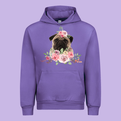 Pug Urban Hoodie Designed By Bettercallsaul