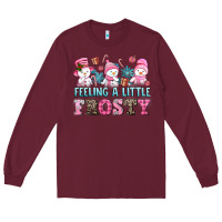 Burgundy feelin' a little frosty Long Sleeve Tee - AdoDesignShop