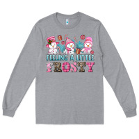 Heather Grey feelin' a little frosty Long Sleeve Tee - AdoDesignShop