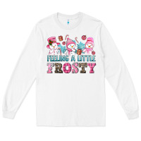 White feelin' a little frosty Long Sleeve Tee - AdoDesignShop