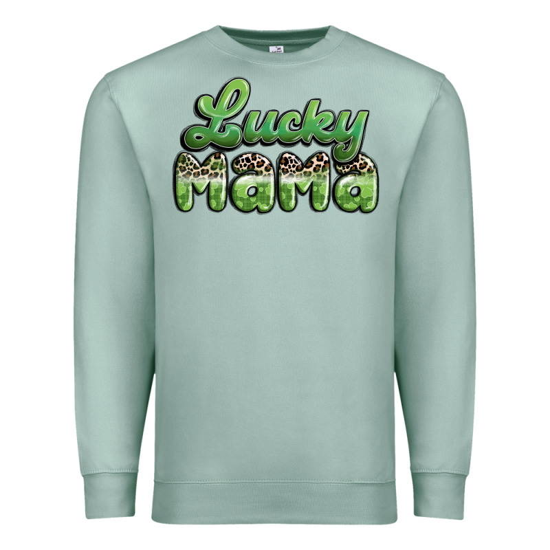 Lucky Mama Premium Sweatshirt by MaliasSmallBusiness | Teevron