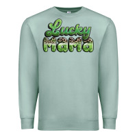 Seafoam lucky mama Premium Sweatshirt - MaliasSmallBusiness