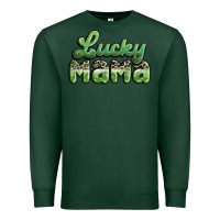 Sports Green lucky mama Premium Sweatshirt - MaliasSmallBusiness