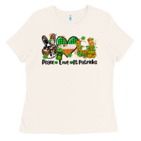 Bone peace love st patricks Ladies Tee - AdoDesignShop