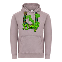 Vintage Zinc lucky shamrock horseshoe Vintage Hoodie - RanaPortraitStore
