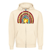 Sandshell softball rainbow Zipper Hoodie - Artiststas