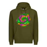 Army Green halloween patch  1 Premium Hoodie - BundleAndBundleShop