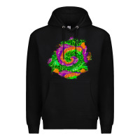 Black halloween patch  1 Premium Hoodie - BundleAndBundleShop