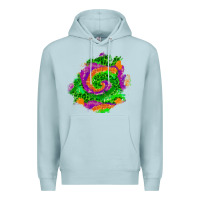 Blue Mist halloween patch  1 Premium Hoodie - BundleAndBundleShop