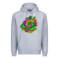 Heather Grey halloween patch  1 Premium Hoodie - BundleAndBundleShop