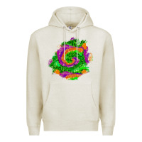 Oatmeal Heather halloween patch  1 Premium Hoodie - BundleAndBundleShop