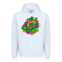 White halloween patch  1 Premium Hoodie - BundleAndBundleShop