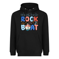 Black were just here to rock the boat Heavyweight Hoodie - MaliasSmallBusiness