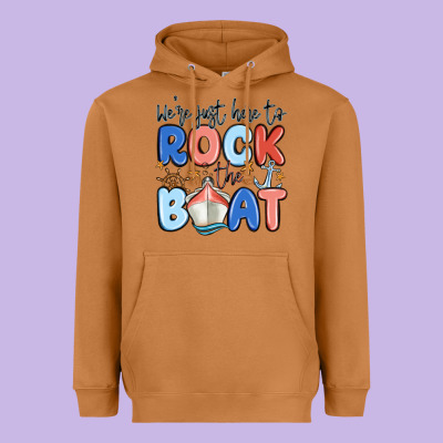 Were Just Here To Rock The Boat Heavyweight Hoodie Designed By Maliassmallbusiness
