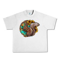 Lunar Rock western squirrel with sunflowers Urban Heavy Tee - CowhideDigitalArt