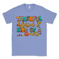 Colony Blue thankful  blessed and kind of a mess Classic Tee - AdoDesignShop