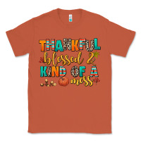 Copper thankful  blessed and kind of a mess Classic Tee - AdoDesignShop