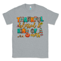 Heather Grey thankful  blessed and kind of a mess Classic Tee - AdoDesignShop