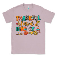Lilac thankful  blessed and kind of a mess Classic Tee - AdoDesignShop