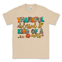 Mushroom thankful  blessed and kind of a mess Classic Tee - AdoDesignShop