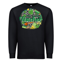 Black one lucky teacher Premium Sweatshirt - MaliasSmallBusiness