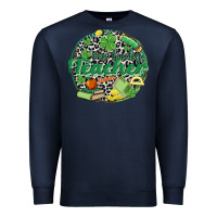 Navy one lucky teacher Premium Sweatshirt - MaliasSmallBusiness