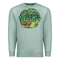 Seafoam one lucky teacher Premium Sweatshirt - MaliasSmallBusiness