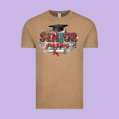 Senior 2023 Mom Vintage Tee Designed By Zillion Design Studio